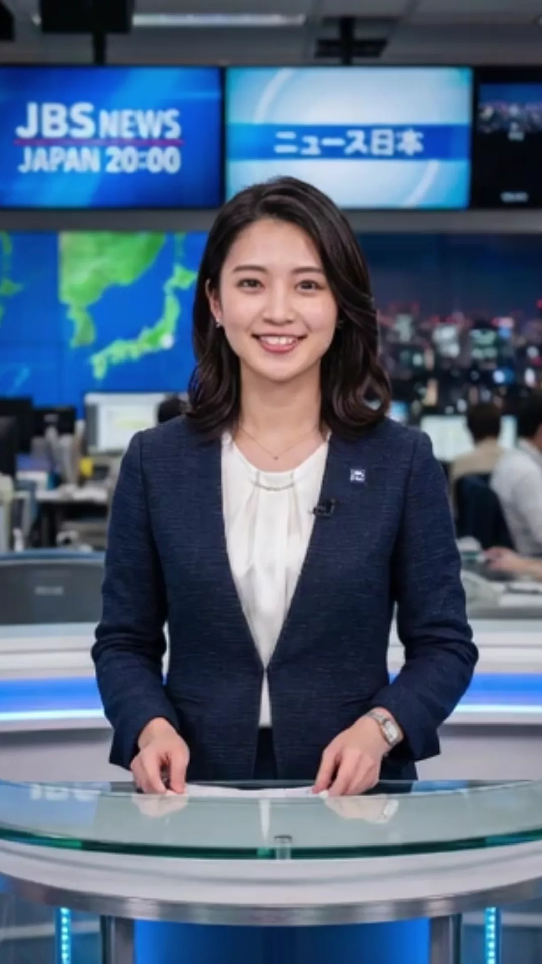 【AIえち動画】脱ぐニュースキャスター