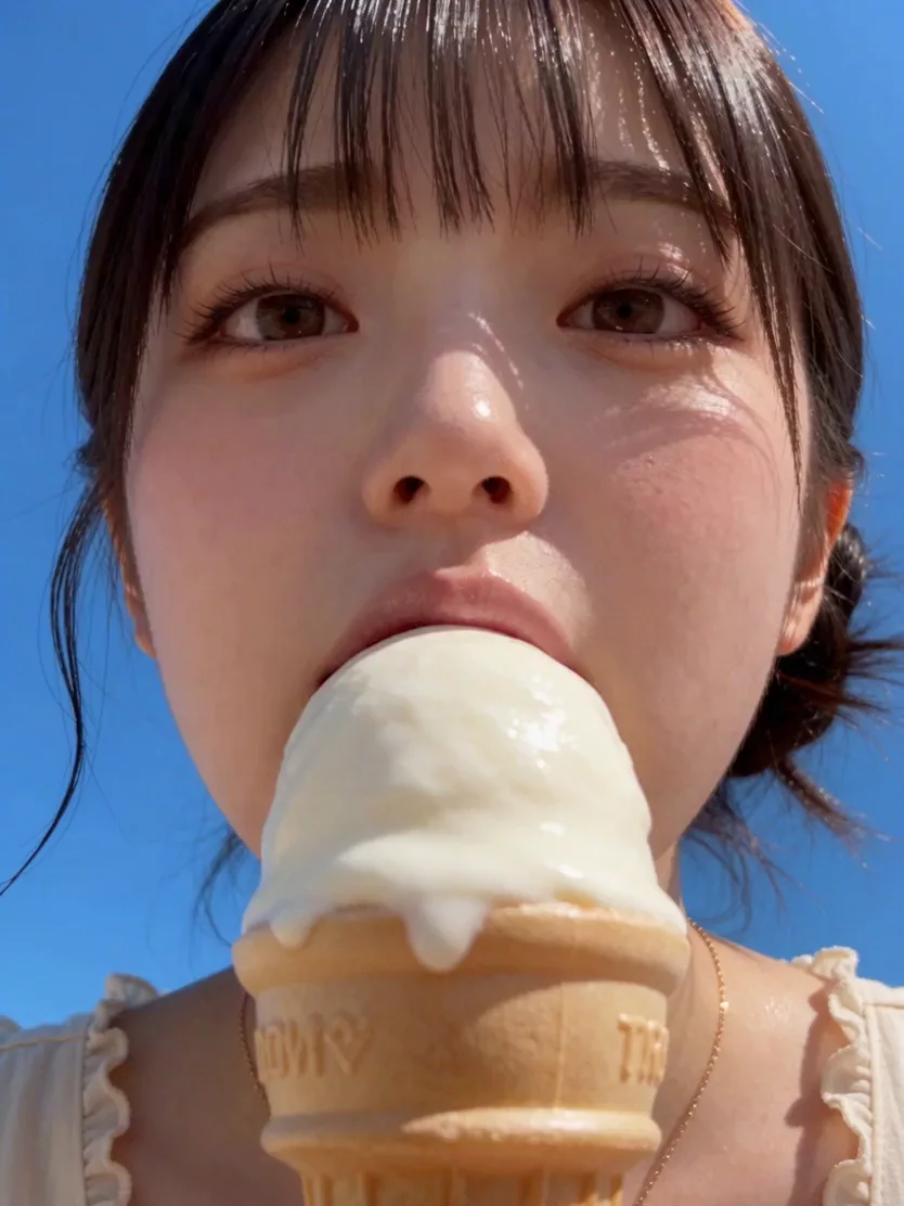 【AIえち動画】アイス食べよう3