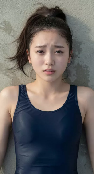 【AIえち動画】スクール水着の女の子をレイプ