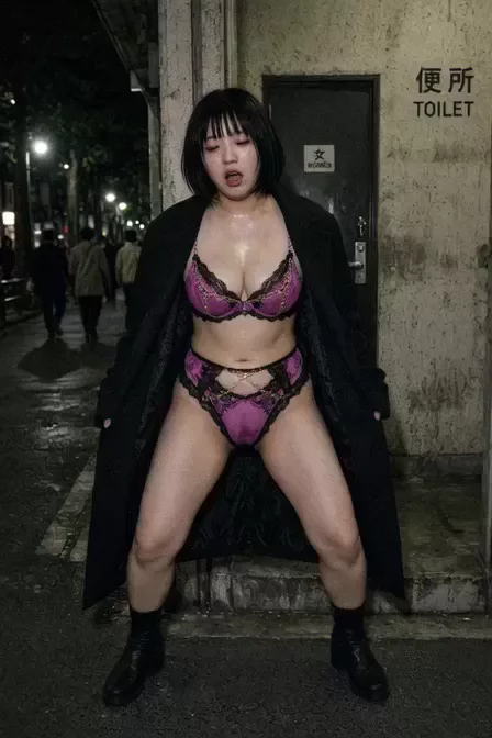 【AIえち動画】露出オナニー