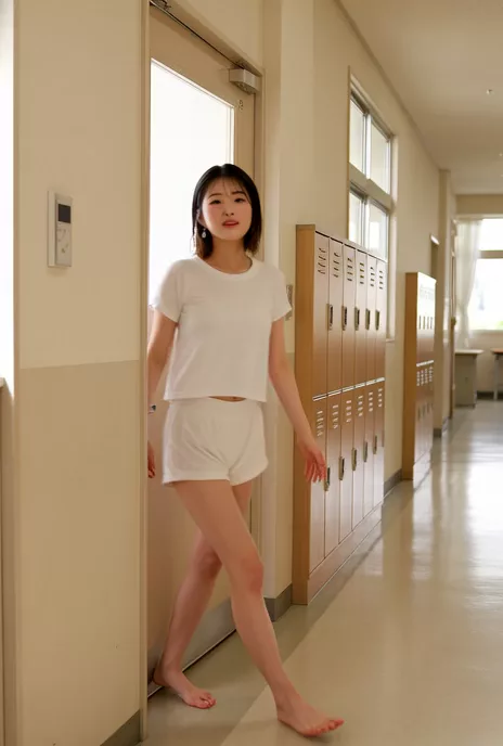 【AIえち動画】体育の後に脱ぐ