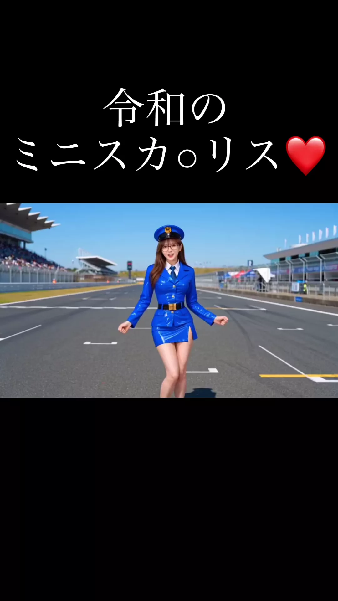 【AIえち動画】令和のミニスカポリス？！