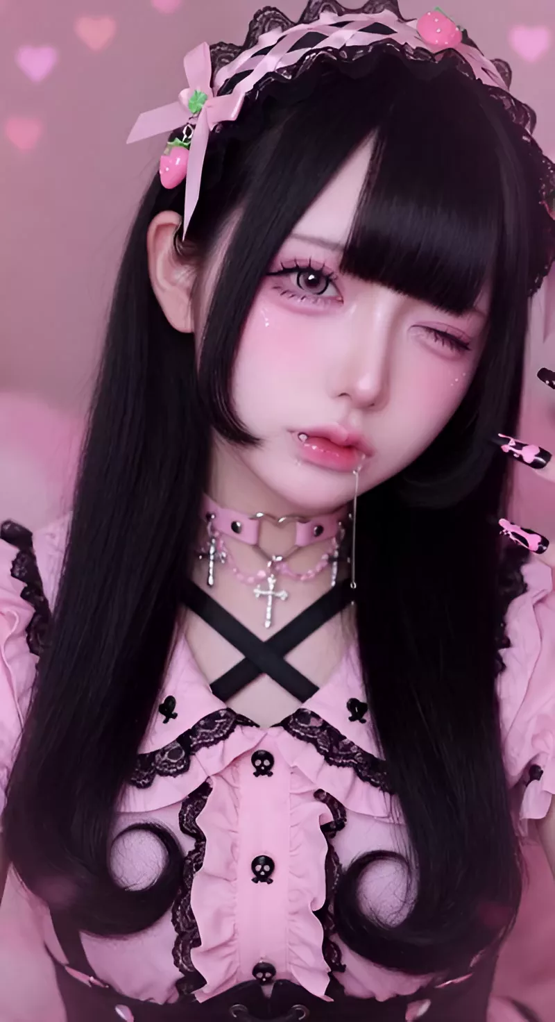 【AIえち動画】地雷系っ子脱ぎ脱ぎ❤︎