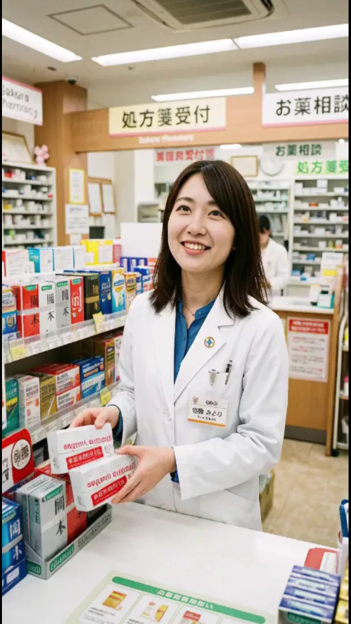 【AIえち動画】美人薬剤師におすすめのコンドームを聞いてみると予想外の出来事が・・・