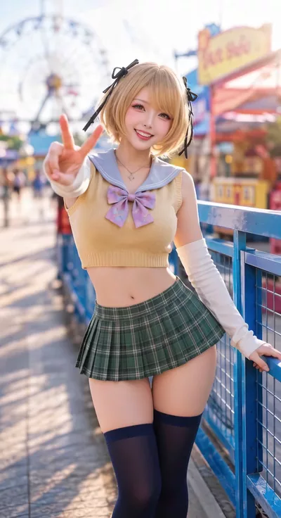 【AIえち動画】超ミニスカギャルの挑発ハミ尻????