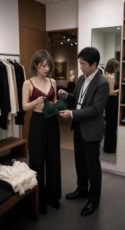 【AIえち動画】店員羨ましいな