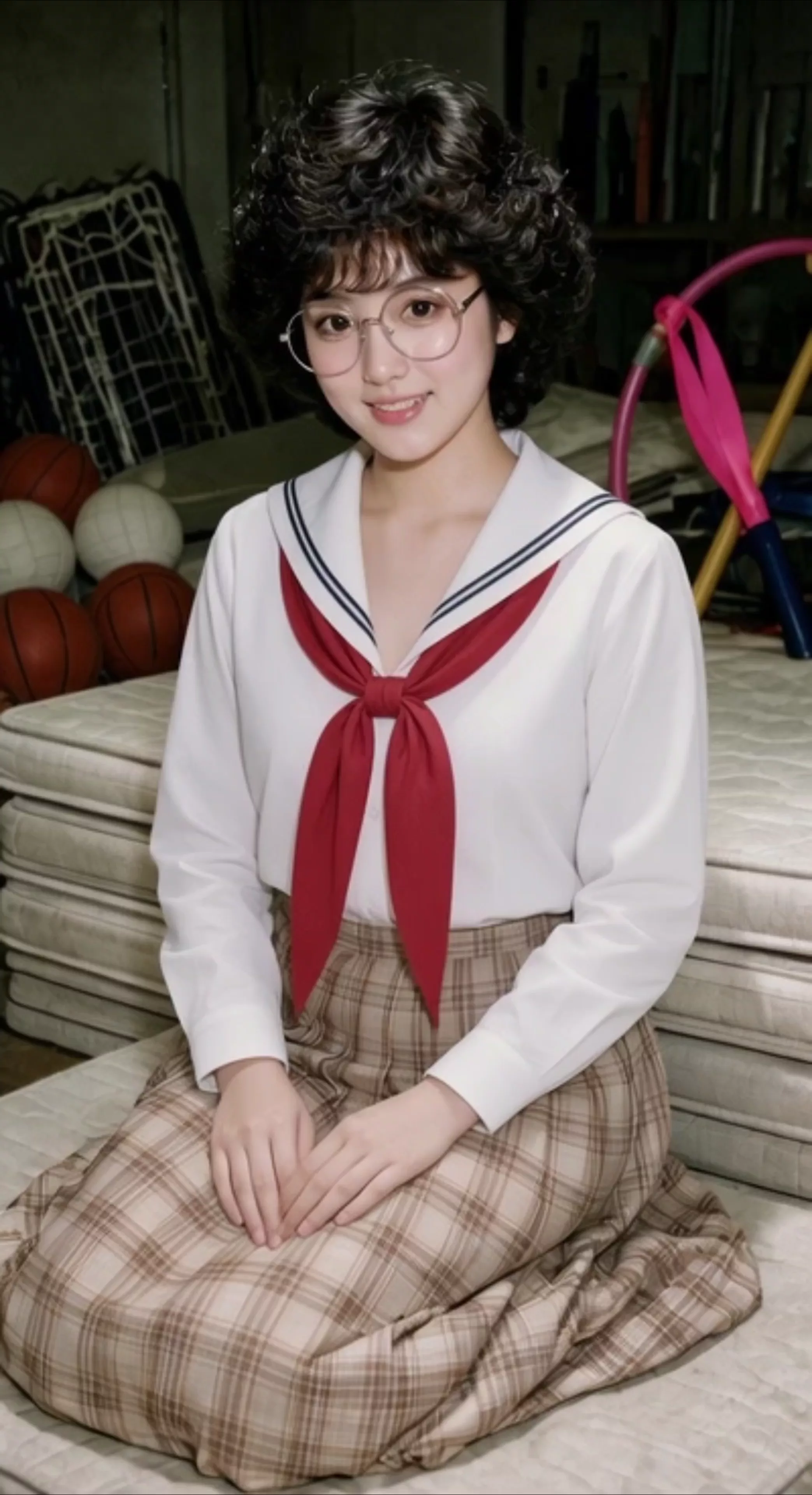 【AIえち動画】昭和女学館 性春白書　【漫研　制服編ダイジェスト】