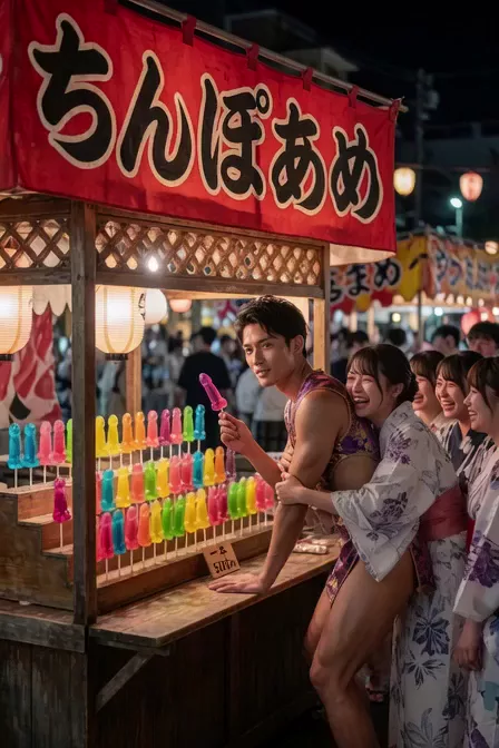 【AIえち動画】夏祭りといえばこれですよね