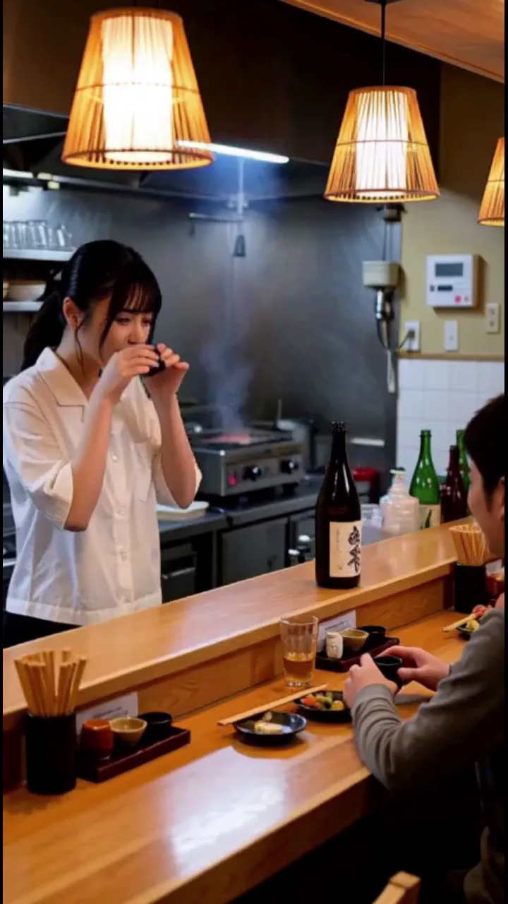 【AIえち動画】居酒屋の若女将さんはフェラ上手
