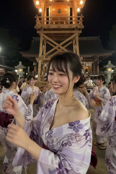 【AIエロ動画】盆踊り