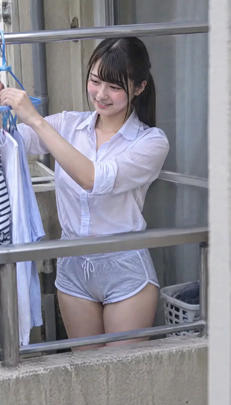 【AIエロ動画】ノーガードでそのまま干しちゃう①