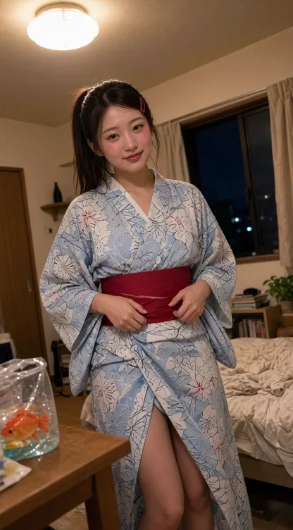 【AIエロ動画】花火大会後の友達