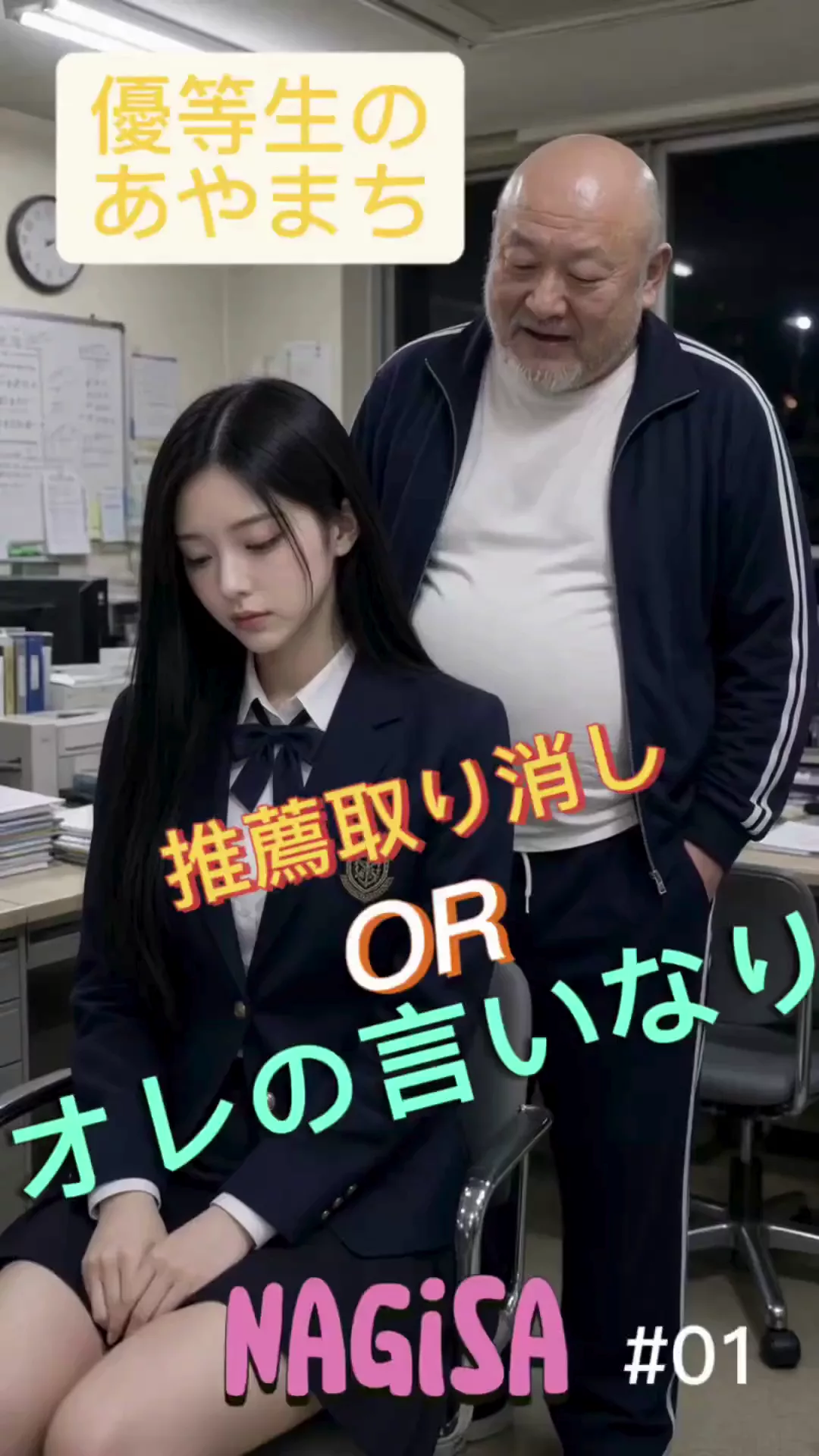 【AIエロ動画】優等生なぎさのあやまち #01