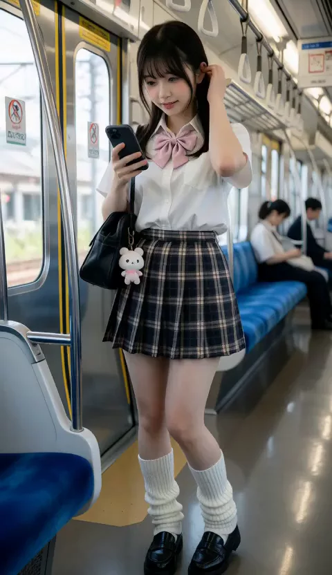 【AIエロ動画】電車