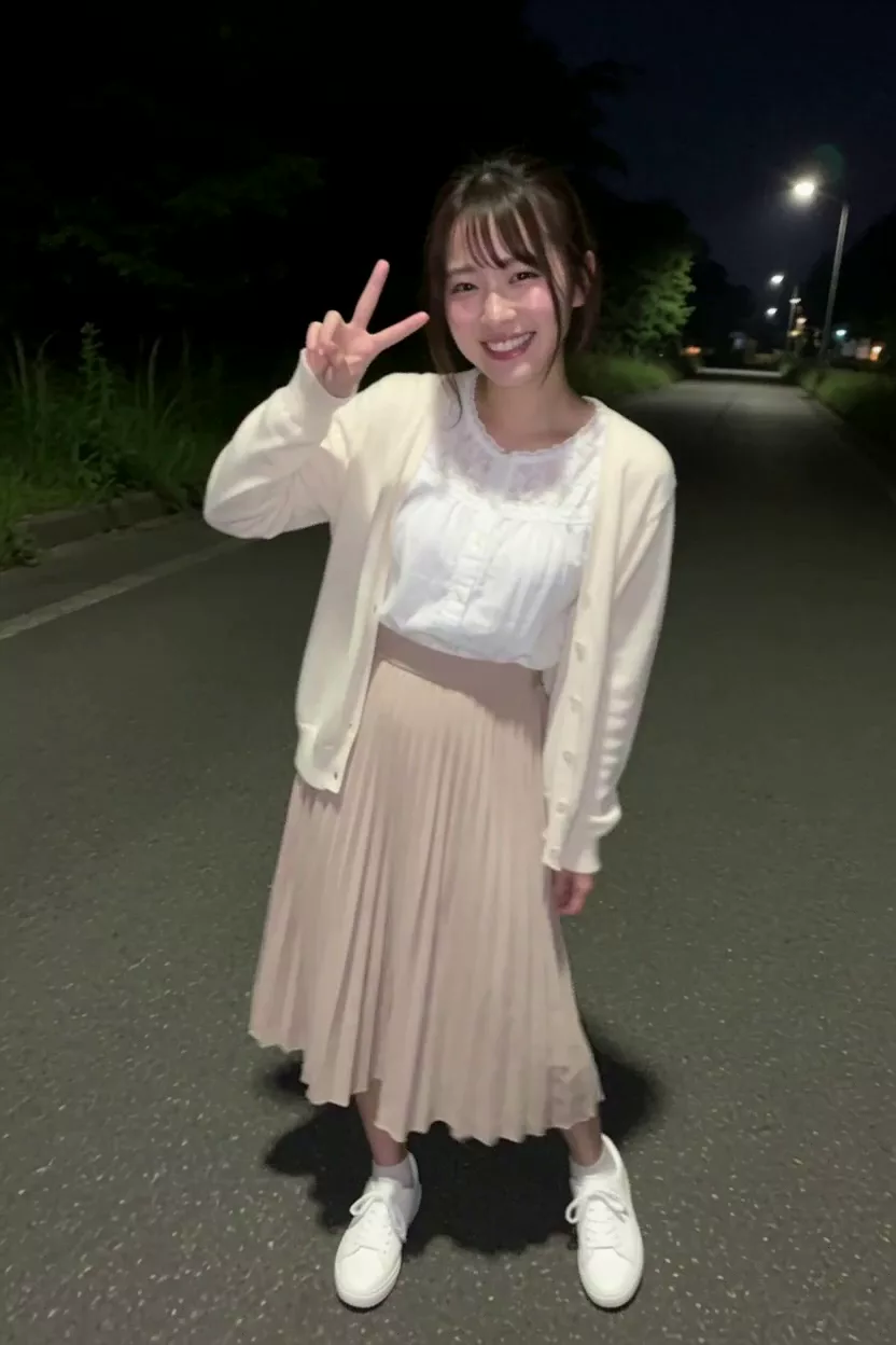 【AIエロ動画】全裸おしっこチャレンジ