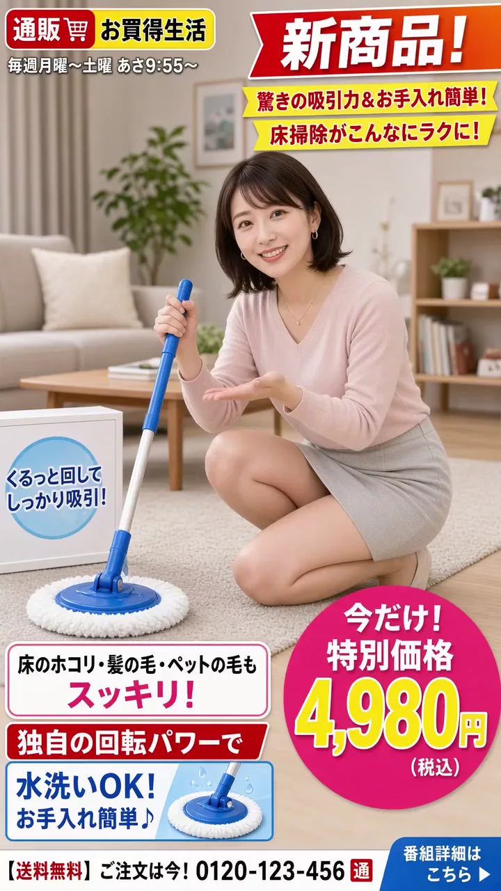 【AIエロ動画】通販番組　売れるかな