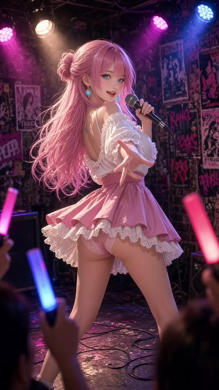 【AIエロ動画】地下アイドルの裏事情１