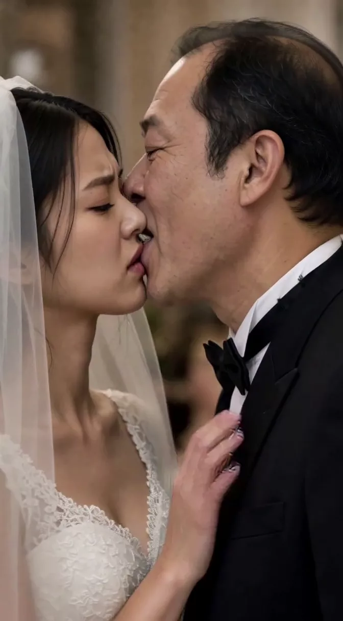 【AIエロ動画】誓いのディープキス