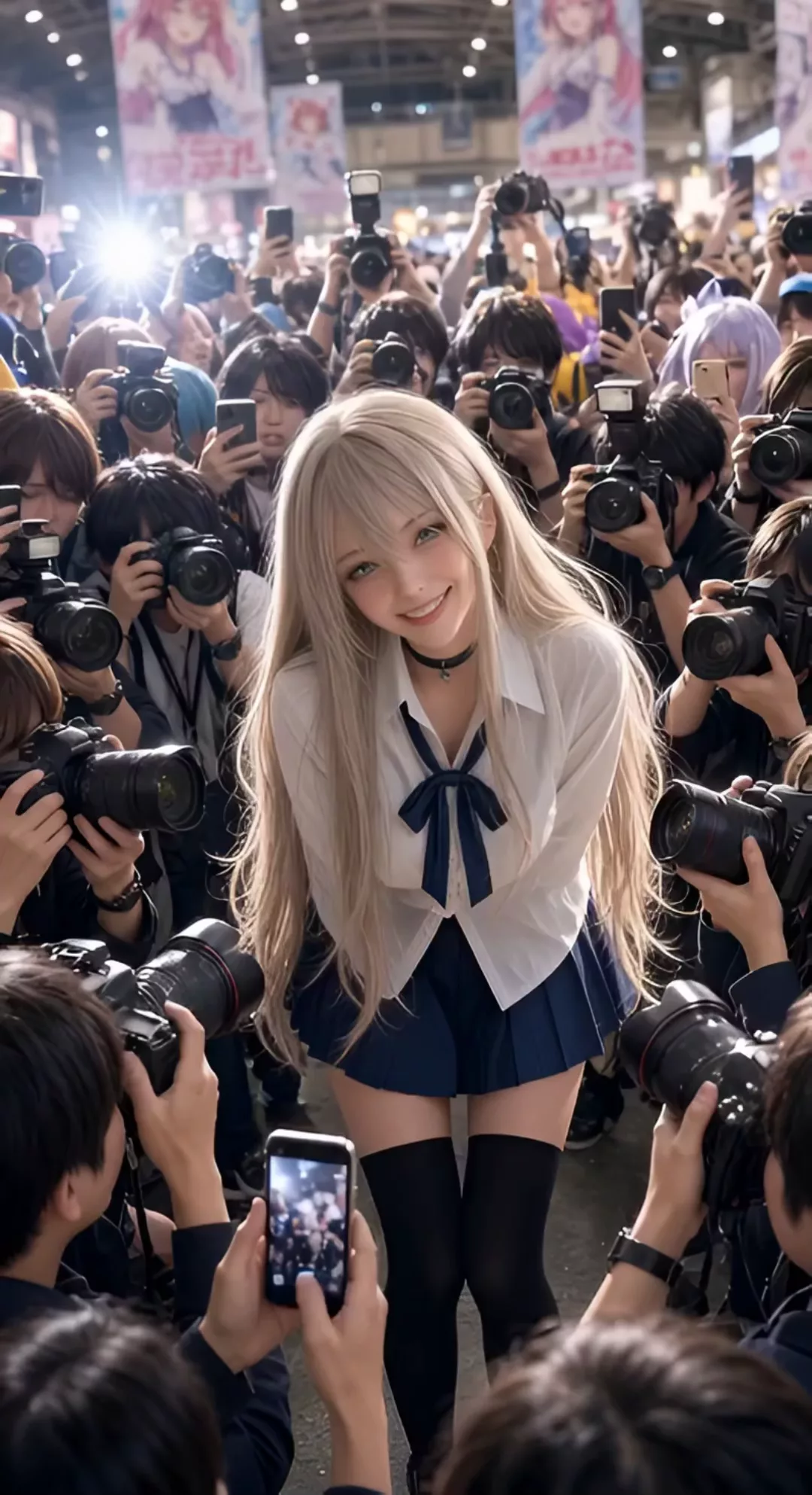 【AIエロ動画】このあと咥えてもらいました #004 〜コスプレイヤー・ノア（制服アスナ）〜