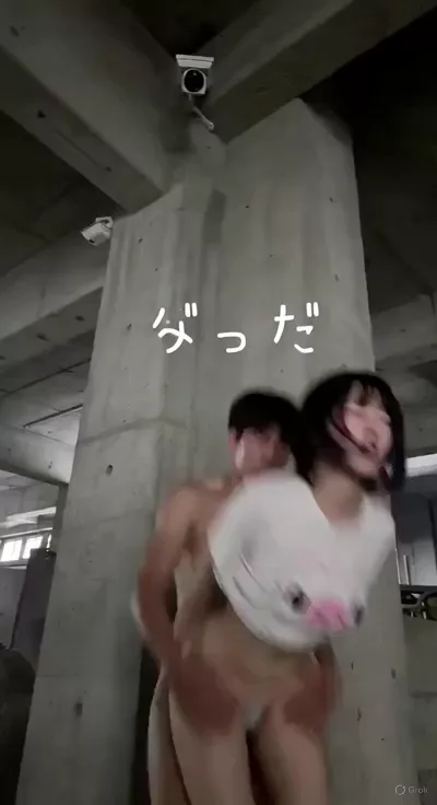 【AIエロ動画】廃墟