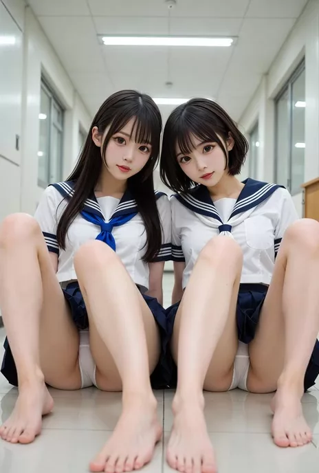 【AIエロ動画】学校で堂々と援交すな！
