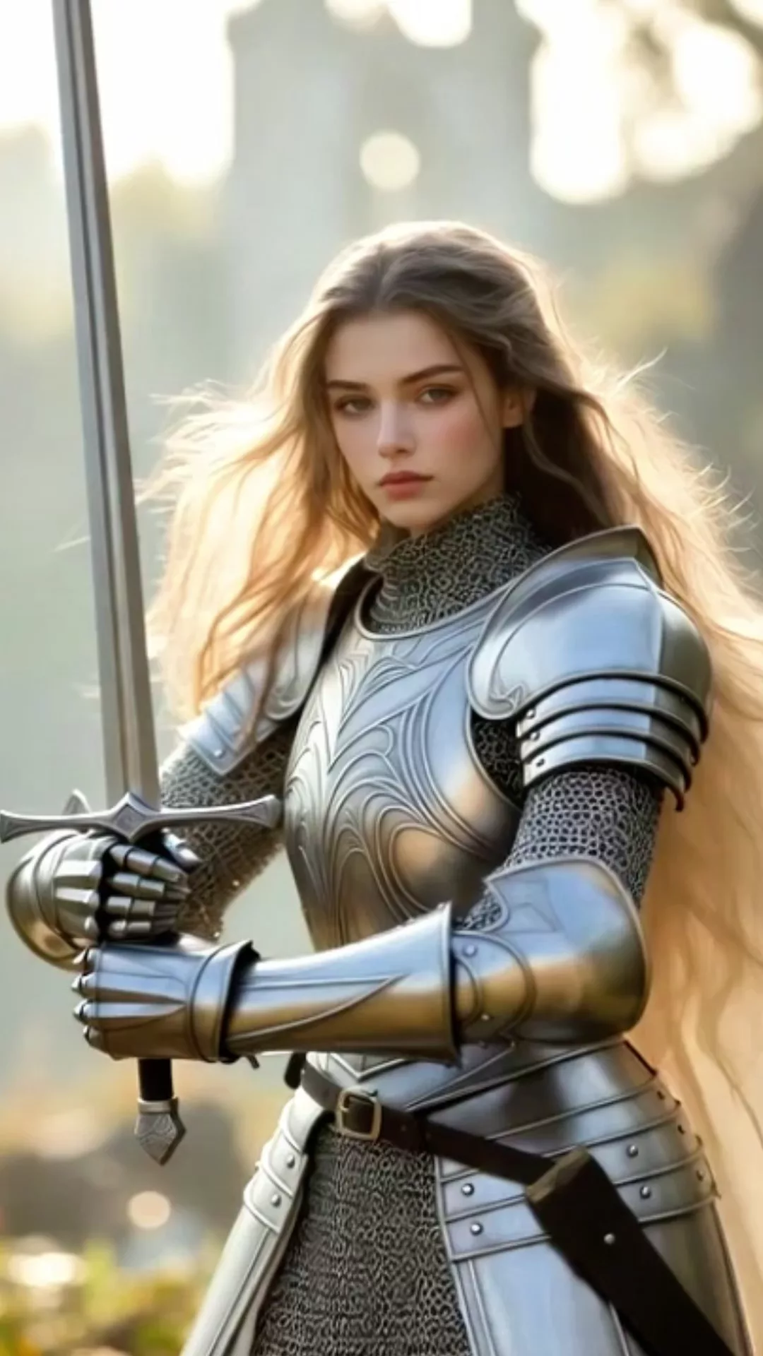 【AIエロ動画】Dirty Old Man #002 with a Blonde Female Knight