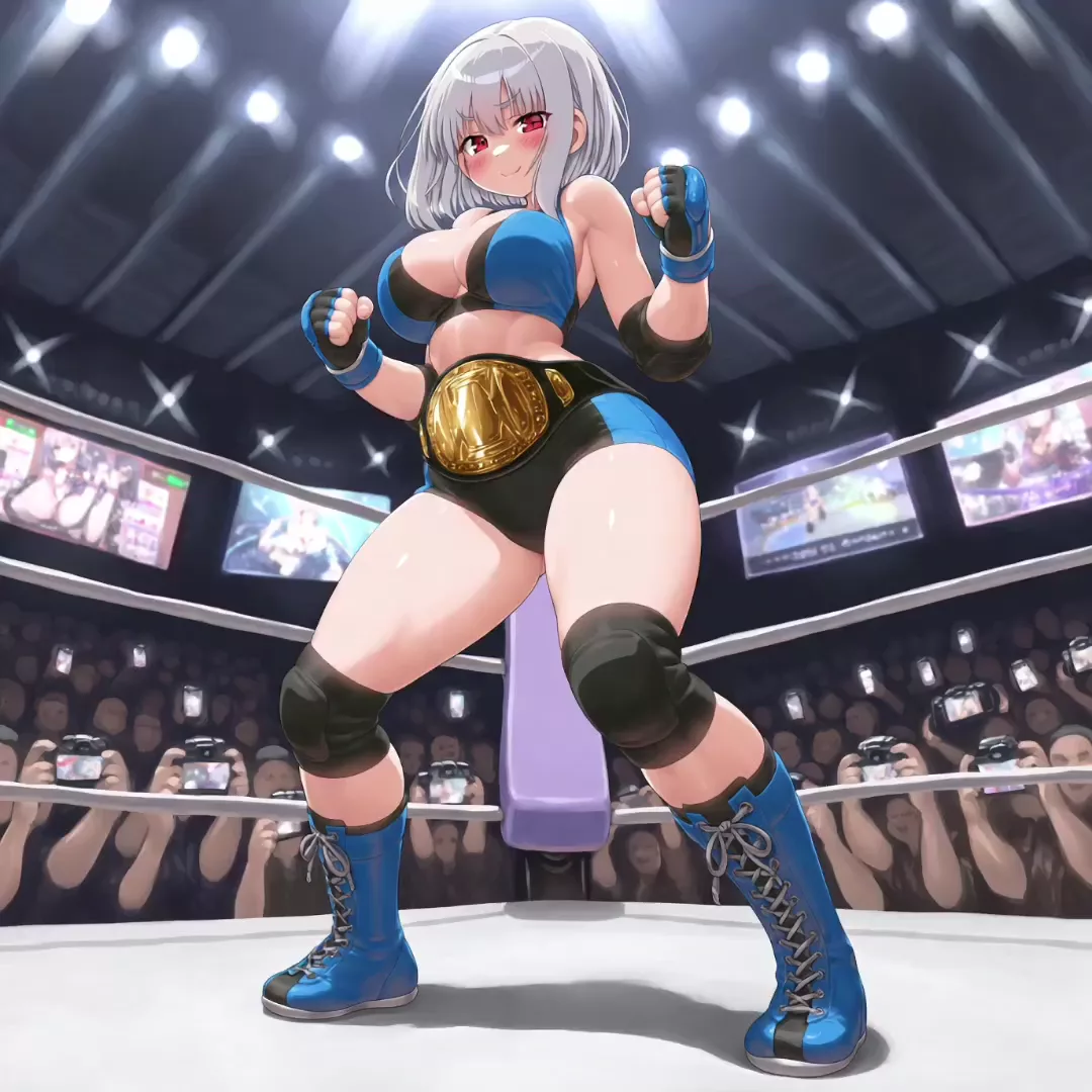 【AIエロ動画】AIエロプロレス【即落ち2コマ 改】