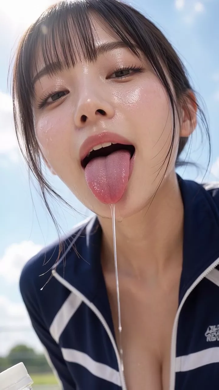 【AIエロ動画】水分補給してくれるマネージャー❤︎