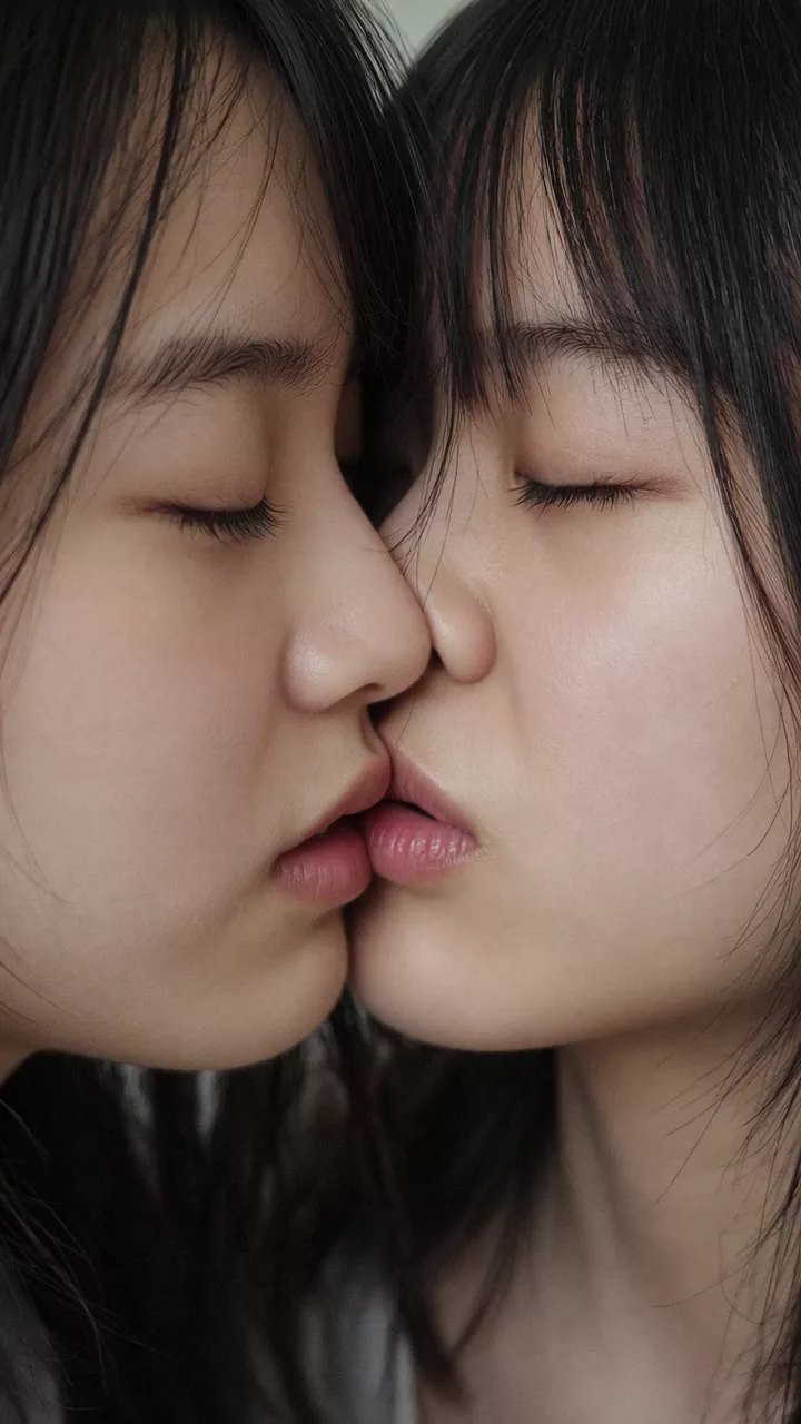 【AIエロ動画】キス