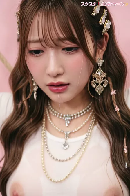 【AIエロ動画】拘束美女×薄手の白シャツ×大量の水=？？？