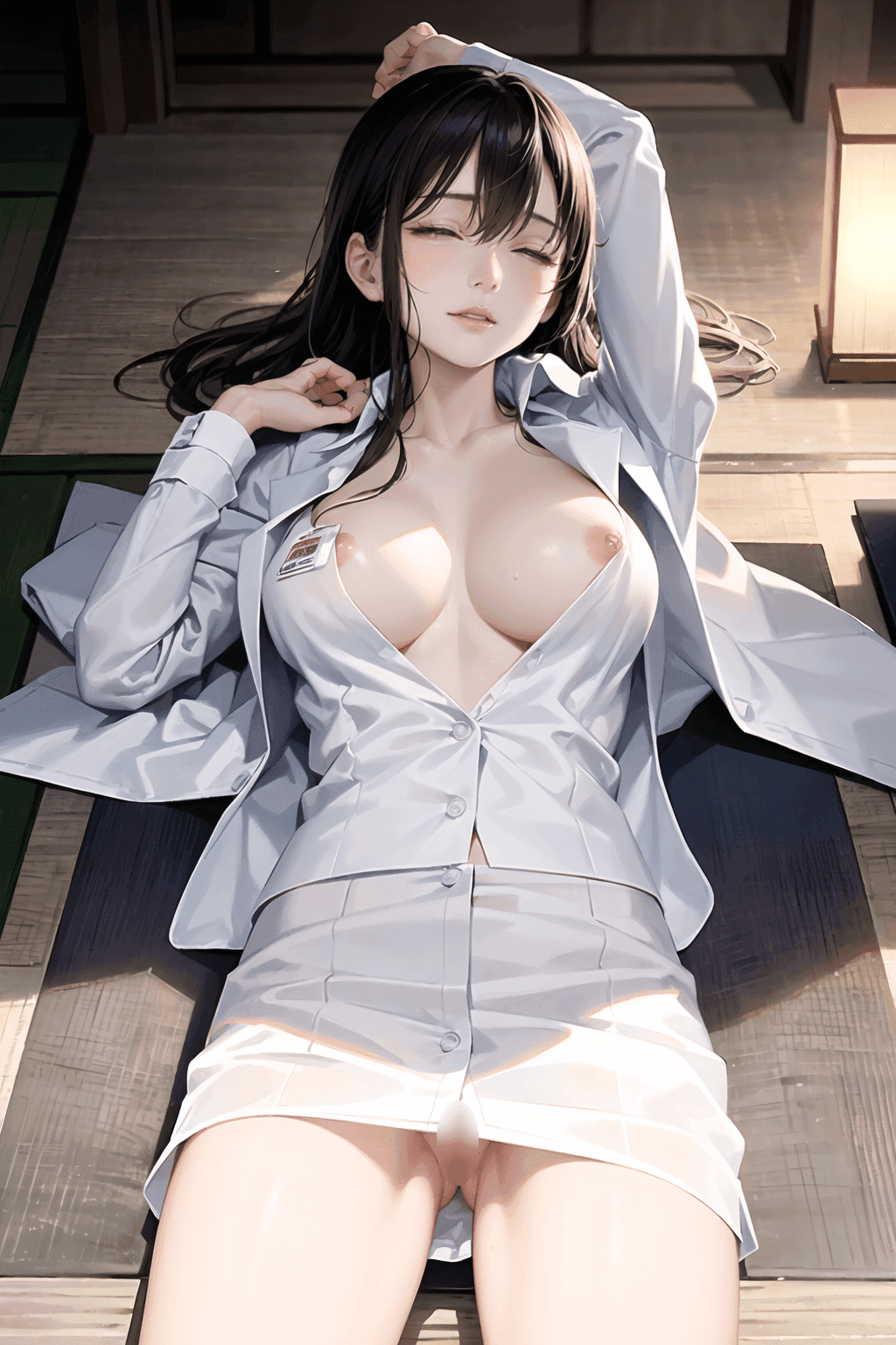 泥酔して寝てしまう2次元イラストpart3
