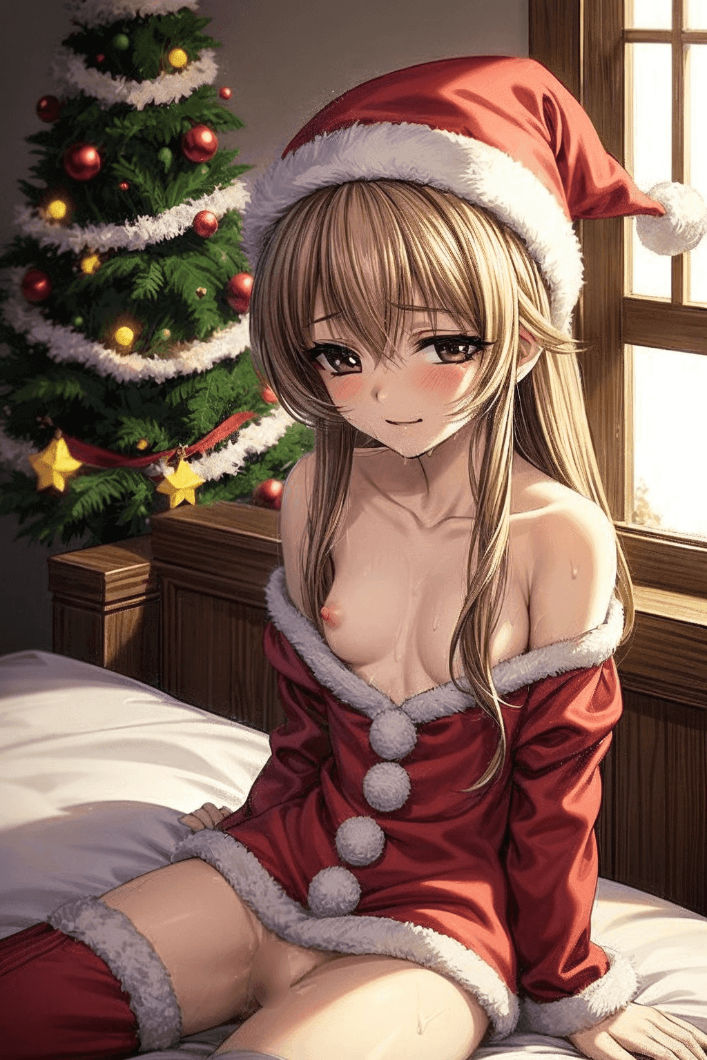 クリスマスコスプレの2次元美女 part1