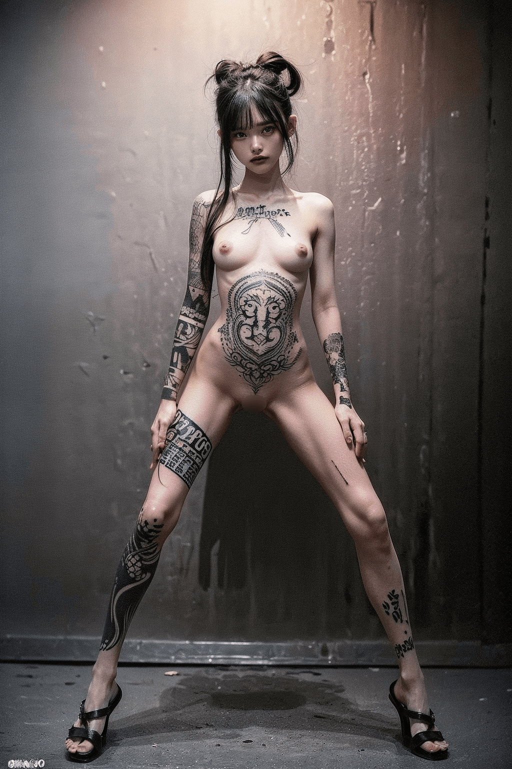 タトゥー美女のAIエロ画像 part4