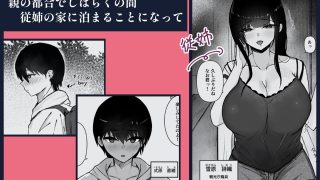 【エロ同人】いとこのお姉ちゃん家でお泊りセックス
