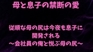 【エロ同人】従順な母の尻は今夜も息子に開発される〜会社員の俺と悦ぶ母の尻〜