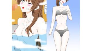 【エロ同人】陸上アスリートの恋人と夏休み温泉旅行