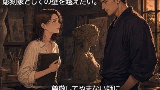 【エロ同人】尊敬する二十歳年上の彫刻家に、七日間「自分で慰めること」を禁じられました …
