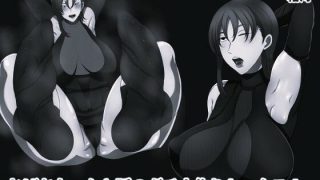 【エロ同人】おばあちゃんと孫のガチ小作りセックス4 モノクロ版