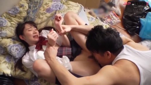 【琴石ゆめる】観覧注意※「お願いやめて！」隣人のゴミ部屋で異臭中年おやじに抜かずの連撃中出し48発で孕まされた制服女子の末路ｗ