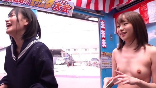《エロ動画×MM号･JK》マジックミラー号の中でJK女子と野球拳で楽しくエッチｗ