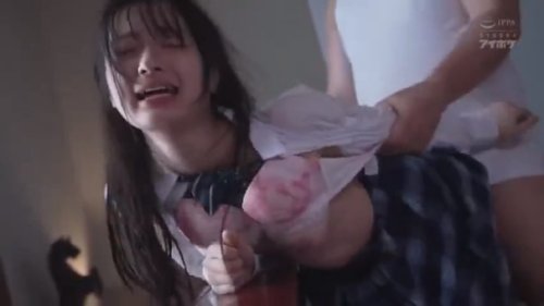 【花守夏歩】《エロ動画×JK･レイプ》新しいお義父さんの狙いはJKの私だった…