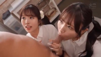 【新井リマ･鈴の家りん】《エロ動画×お姉さん･ハーレム》巨乳バイト姉妹の奪い合いNTR！童顔で可愛い姉妹のバイトちゃんが押しの弱い店長を誘惑し夢の３Pセックス　