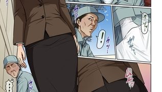 【エロ漫画】絡みつく視線 38