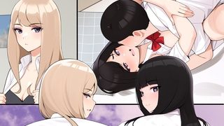 【エロ漫画】続オナ中 幼馴染とオナニー見せ合いっこしたらセックスしてはまっちゃう話