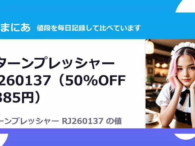 リターンプレッシャー RJ260137（50%OFF・385円）