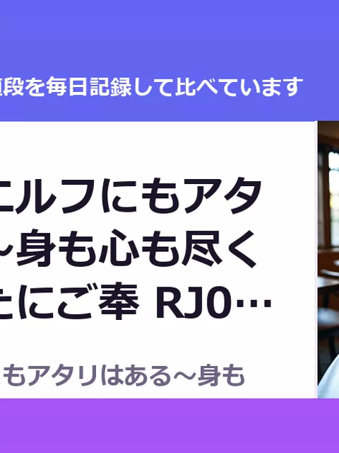 売れ残りエルフにもアタリはある～身も心も尽くしてあなたにご奉 RJ01667147（25%OFF・1,980円）