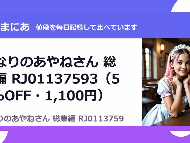 となりのあやねさん 総集編 RJ01137593（50%OFF・1,100円）