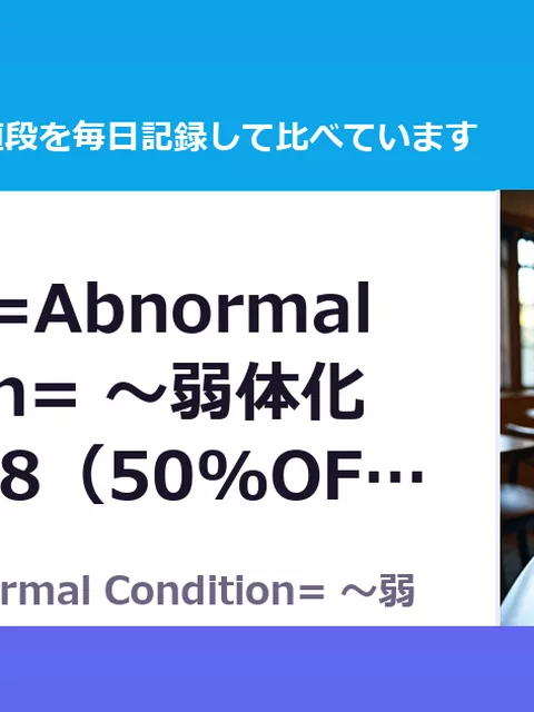 状態異常 =Abnormal Condition= ～弱体化 RJ420798（50%OFF・1,210円）