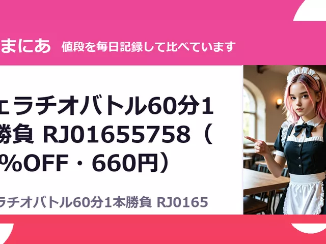 フェラチオバトル60分1本勝負 RJ01655758（50%OFF・660円）
