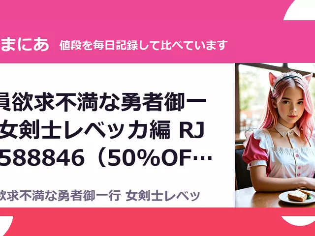 全員欲求不満な勇者御一行 女剣士レベッカ編 RJ01588846（50%OFF・660円）